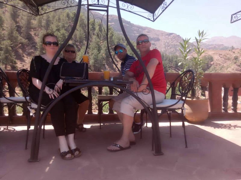 Guest visiting the Atlas Mountains