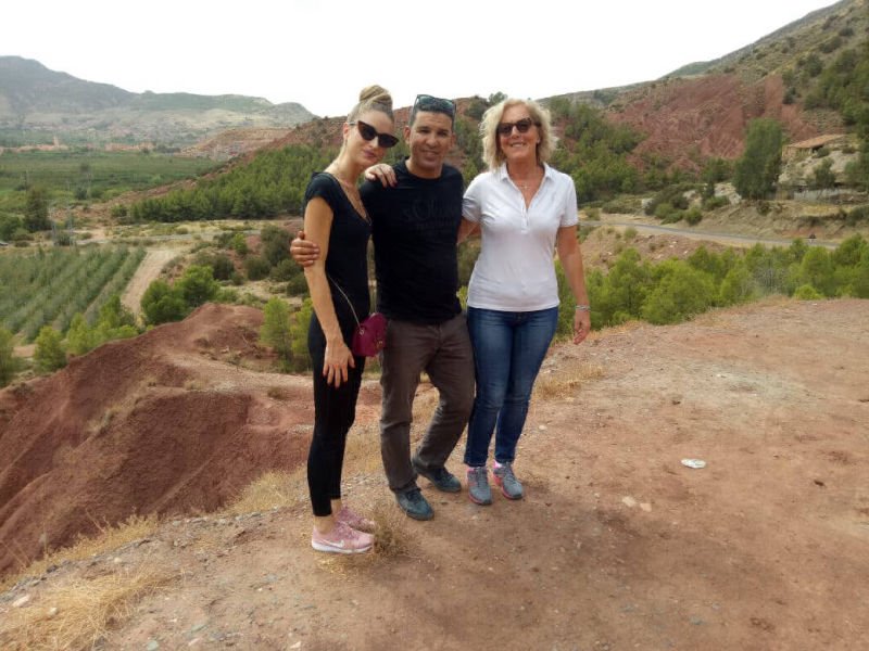 Guests with a local mountain guide