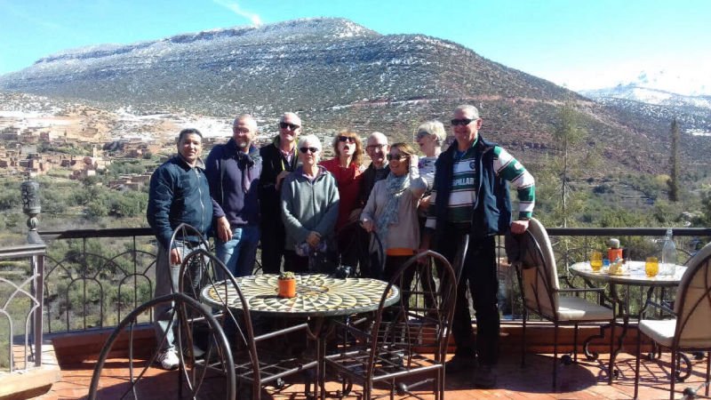 Guests enjoying a Morocco journey