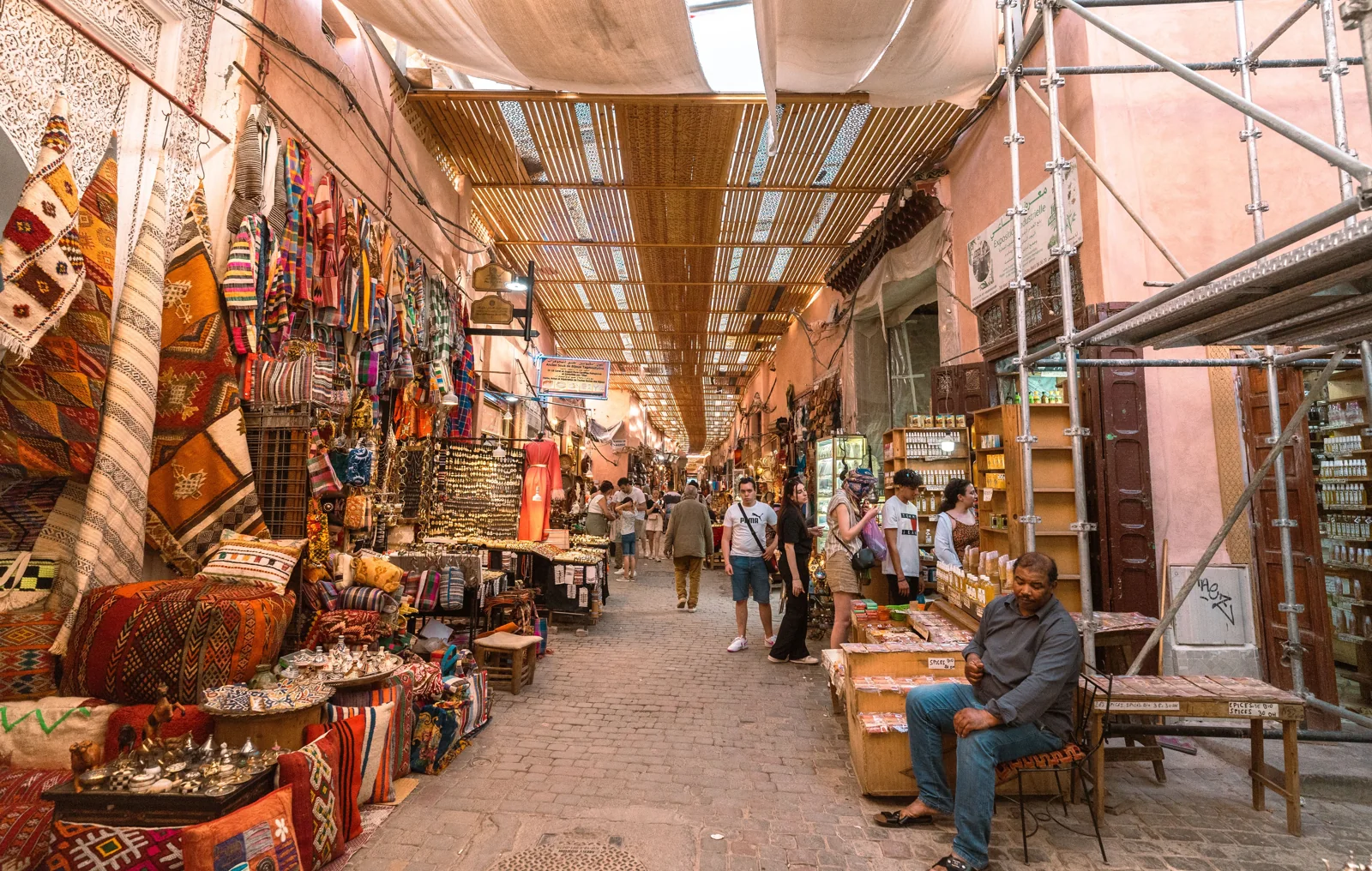 Shops in the souk