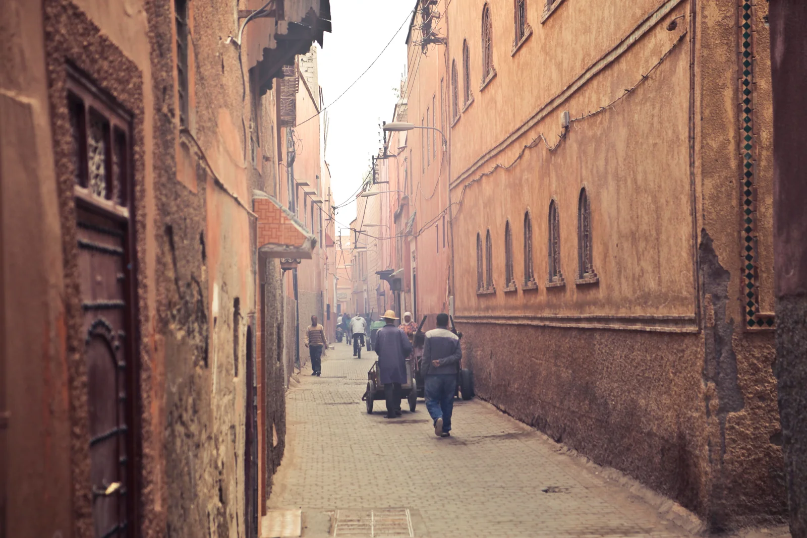 A street in the medina