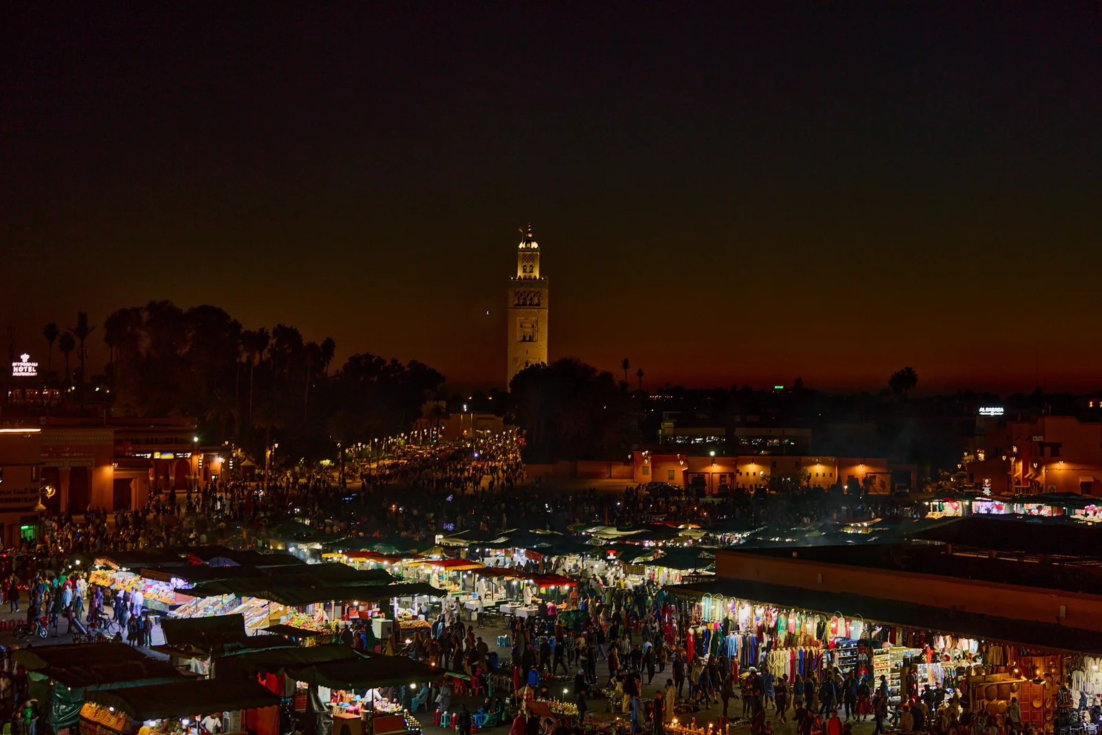 Marrakech night market